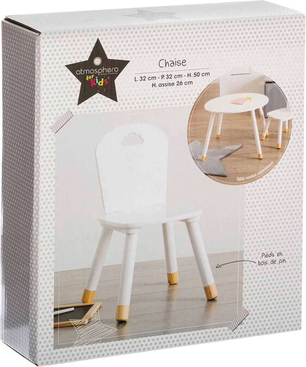 Sphera Kinderstoel Wit - 50x30x30 cm Sphera Kinderstoel Wit - 50x30x30 Cm -Baby Verzorging 1001x1200 1