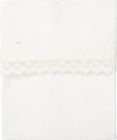 Koeka Ledikantlaken Crochet - Katoen - Wit
