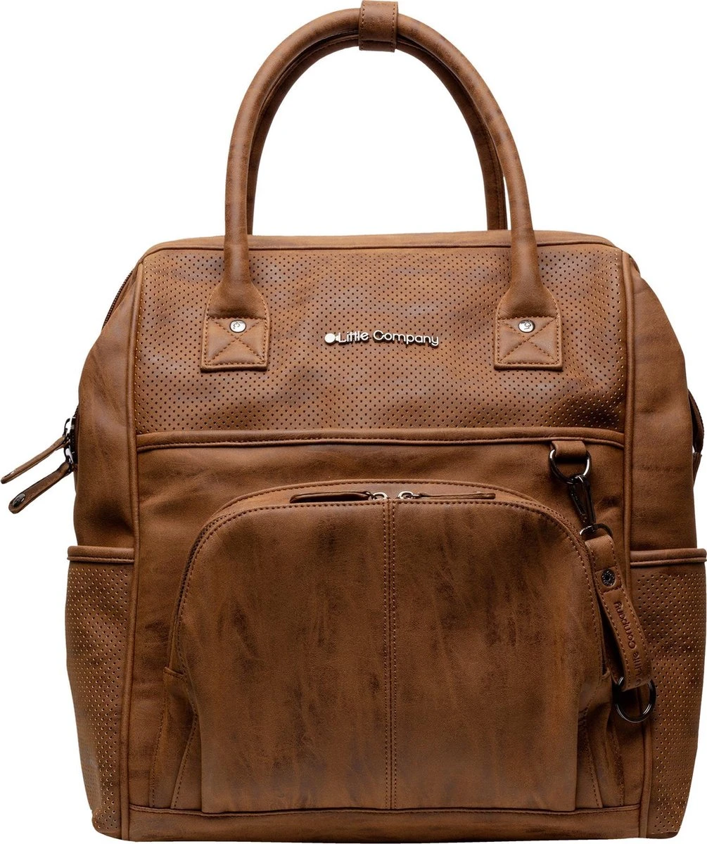 Little Company Riga perfo Luiertas - cognac Little Company Riga Perfo Luiertas - Cognac -Baby Verzorging 1005x1200 2
