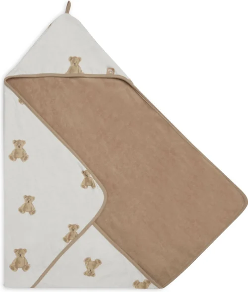 Jollein Badcape 75x75cm Teddy Bear - GOTS -Baby Verzorging 1021x1200 3