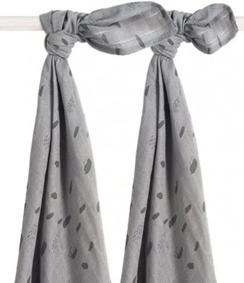 Jollein Hydrofiel Multidoek Spot 115x115cm - Storm Grey - 2 Stuks -Baby Verzorging 1037x1200 2