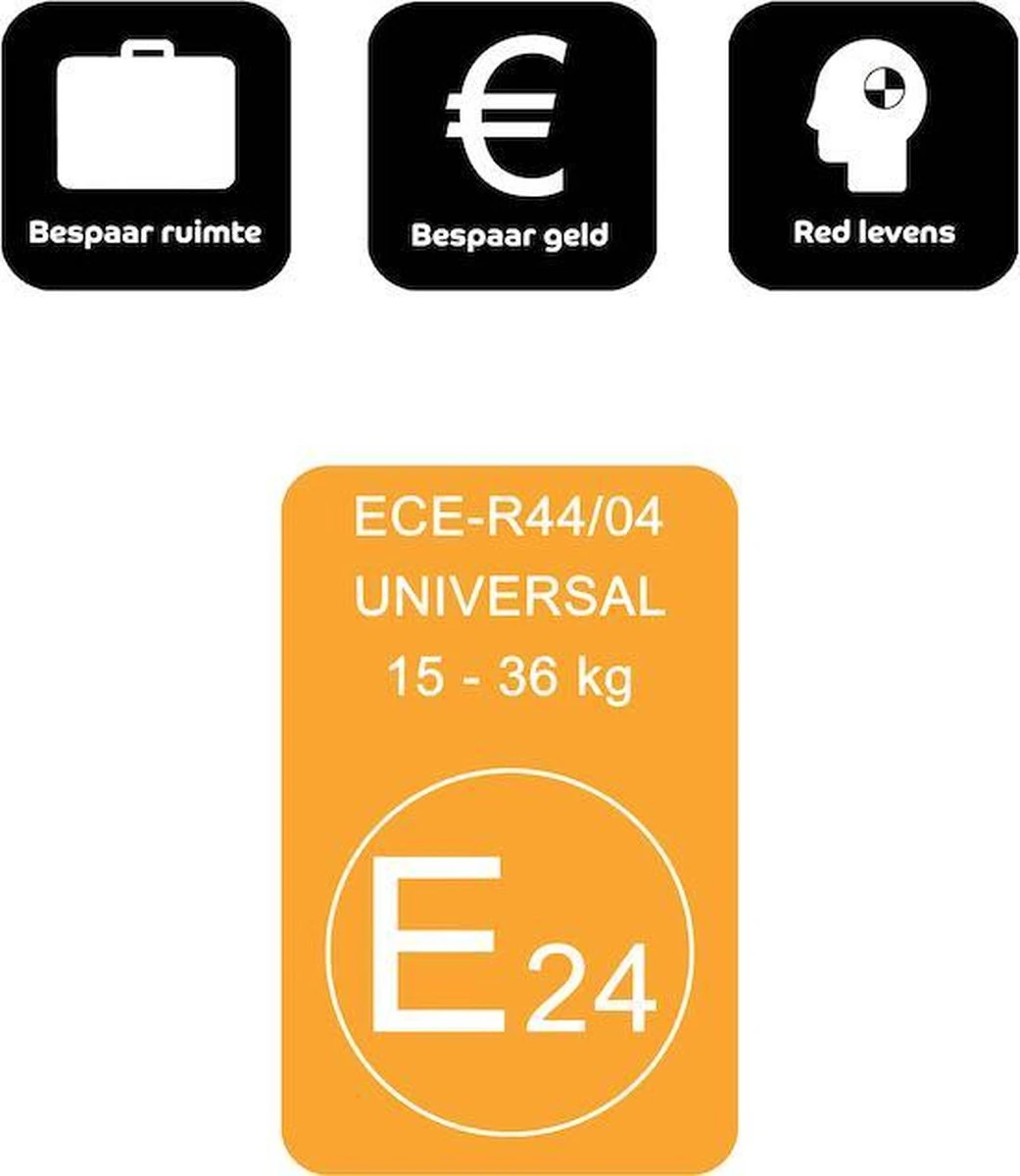 Bubblebum Zitverhoger Autozitje Opblaasbaar Autostoeltje - Zwart Bubblebum Zitverhoger Autozitje Opblaasbaar Autostoeltje - Zwart -Baby Verzorging