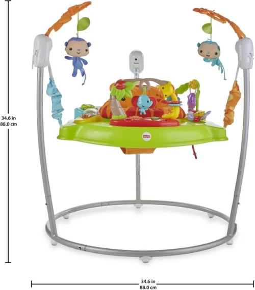 Fisher Price Fisher-Price Jumperoo - Roarin' Rainforest Wipstoel -Baby Verzorging 1052x1200 2