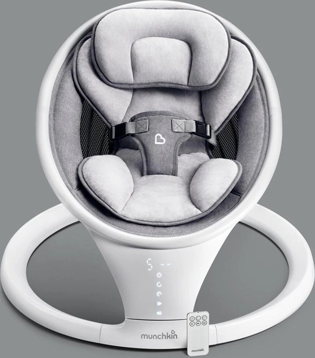 Munchkin wipstoel Swing elektrisch lichtgewicht bluetooth Munchkin Wipstoel Swing Elektrisch Lichtgewicht Bluetooth -Baby Verzorging 1055x1200 2