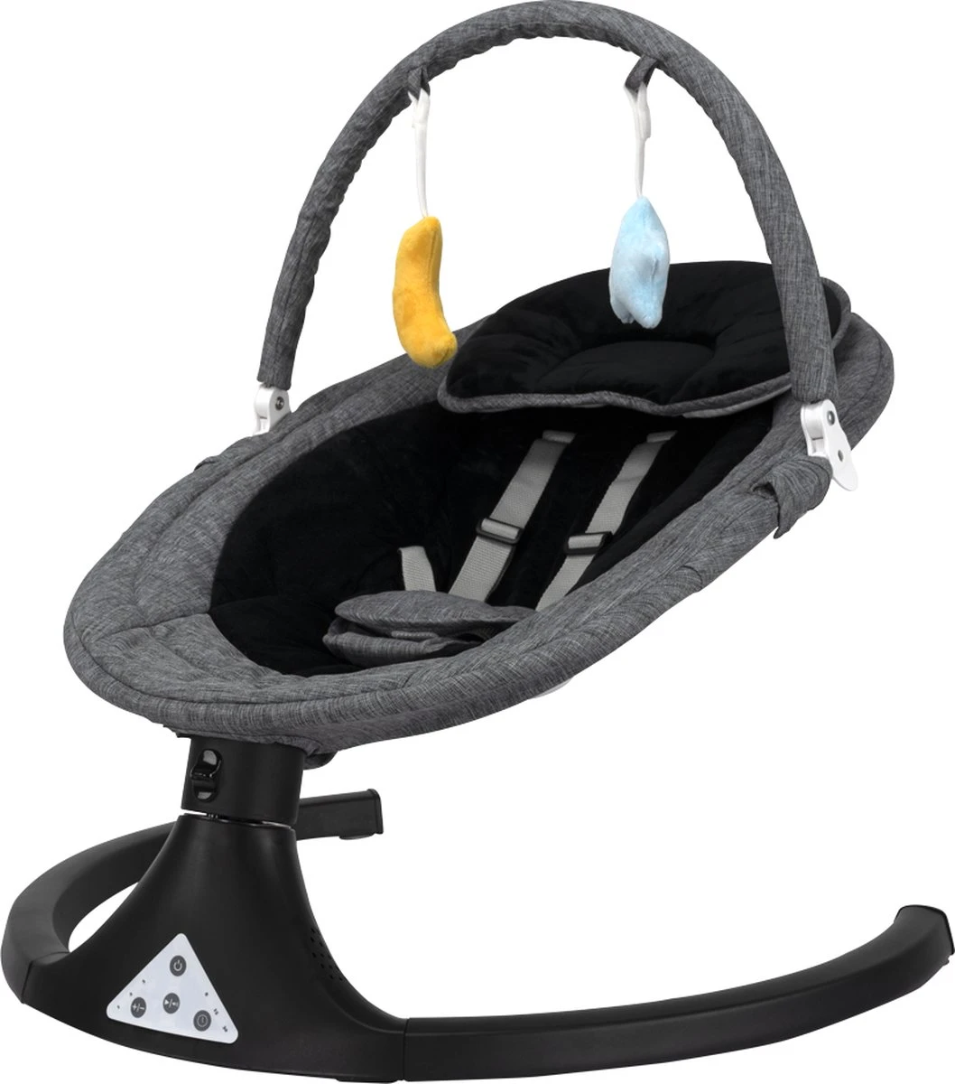 Wipstoel Novi Baby® Nola Swing Black/Grey Wipstoel Novi Baby® Nola Swing Black/Grey -Baby Verzorging