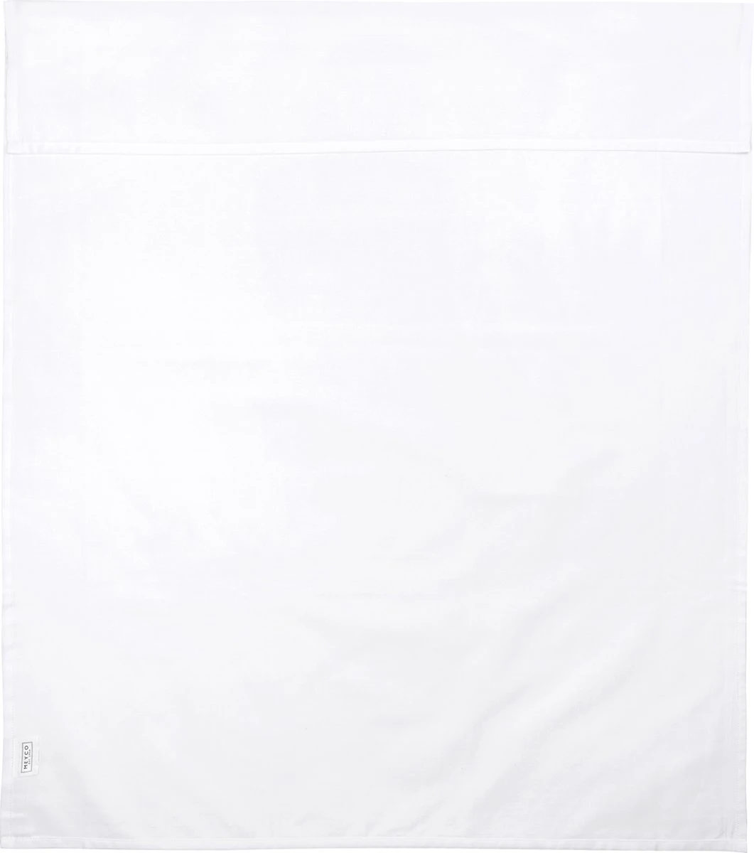 Meyco Uni wieglaken - 2-pack - white - 75x100cm Meyco Uni Wieglaken - 2-pack - White - 75x100cm -Baby Verzorging 1061x1200 4