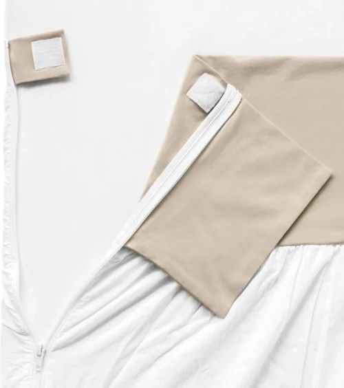 NUNKI Doorgroei Lakentje - Simpel Strak Instoppen (ipv Inbakeren)- 70x140 Zand -Baby Verzorging 1063x1200 7