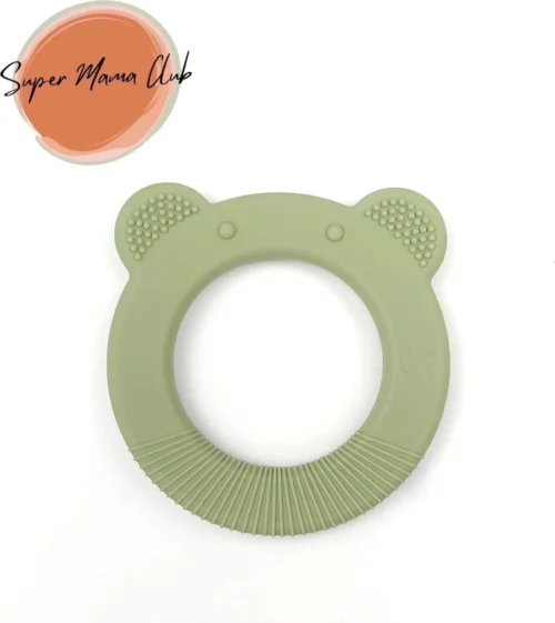 Super Mama Club® Bijtring Baby Siliconen Matchagreen – Koelbijtring Koelkast – Bijtketting – Bijtringen – Baby – Verschillende Varianten Verkrijgbaar - BPA Vrij -Baby Verzorging 1070x1200