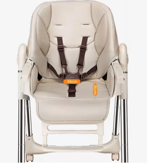 Tissy® 2 In 1 Eetstoel / Kinderstoel – Roze/Wit – Inklapbare Eetstoel Met Speeltafel -Baby Verzorging 1085x1200