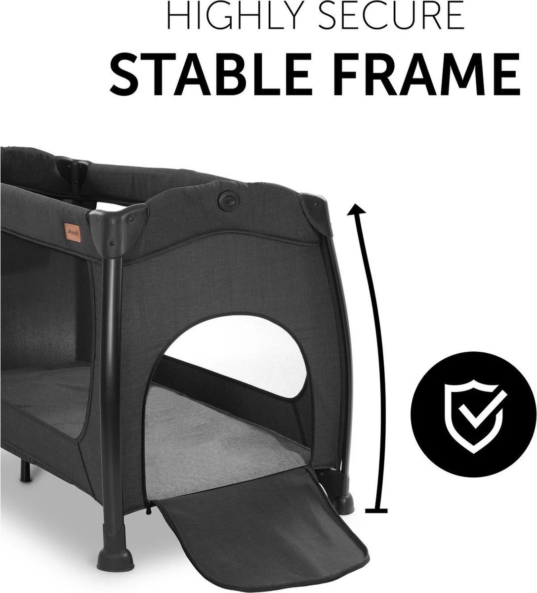 Hauck Play N Relax Center Campingbedje - Zwart Hauck Play N Relax Center Campingbedje - Zwart -Baby Verzorging