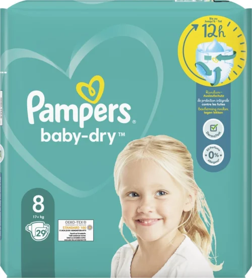 Pampers® Pampers - Baby Dry - Maat 8 - Mega Maandbox - 232 Luiers -Baby Verzorging 1088x1200 2