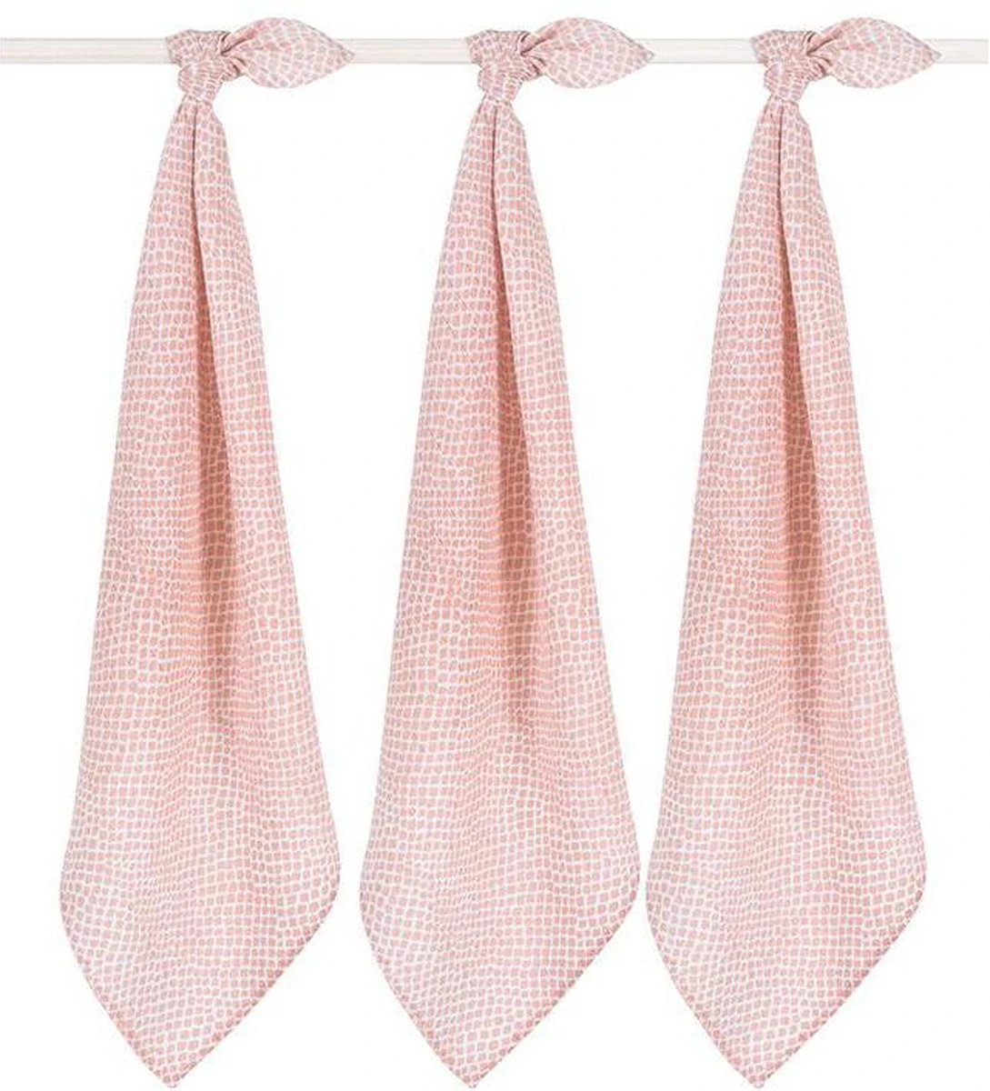 Jollein Hydrofiel Multidoek Meadow 70x70cm - Rosewood - 3 Stuks Jollein Hydrofiel Multidoek Meadow 70x70cm - Rosewood - 3 Stuks -Baby Verzorging