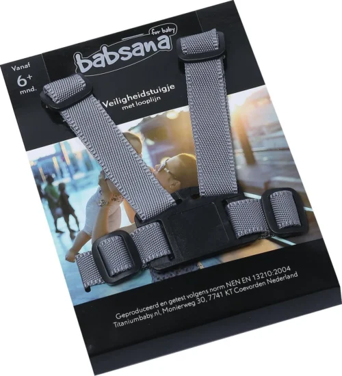 Babsana Universeel Grijs Nylon Kinderstoel Tuigje TB-1163 -Baby Verzorging 1090x1200 2