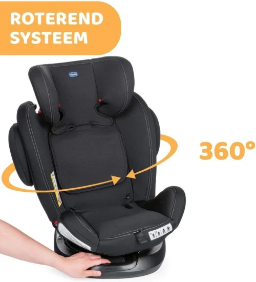 Chicco Autostoel Unico PLUS - Groep 0 1 2 3 - Isofix Bevestiging -Verstelbare Hoofdsteun - Zwart -Baby Verzorging 1091x1200 1