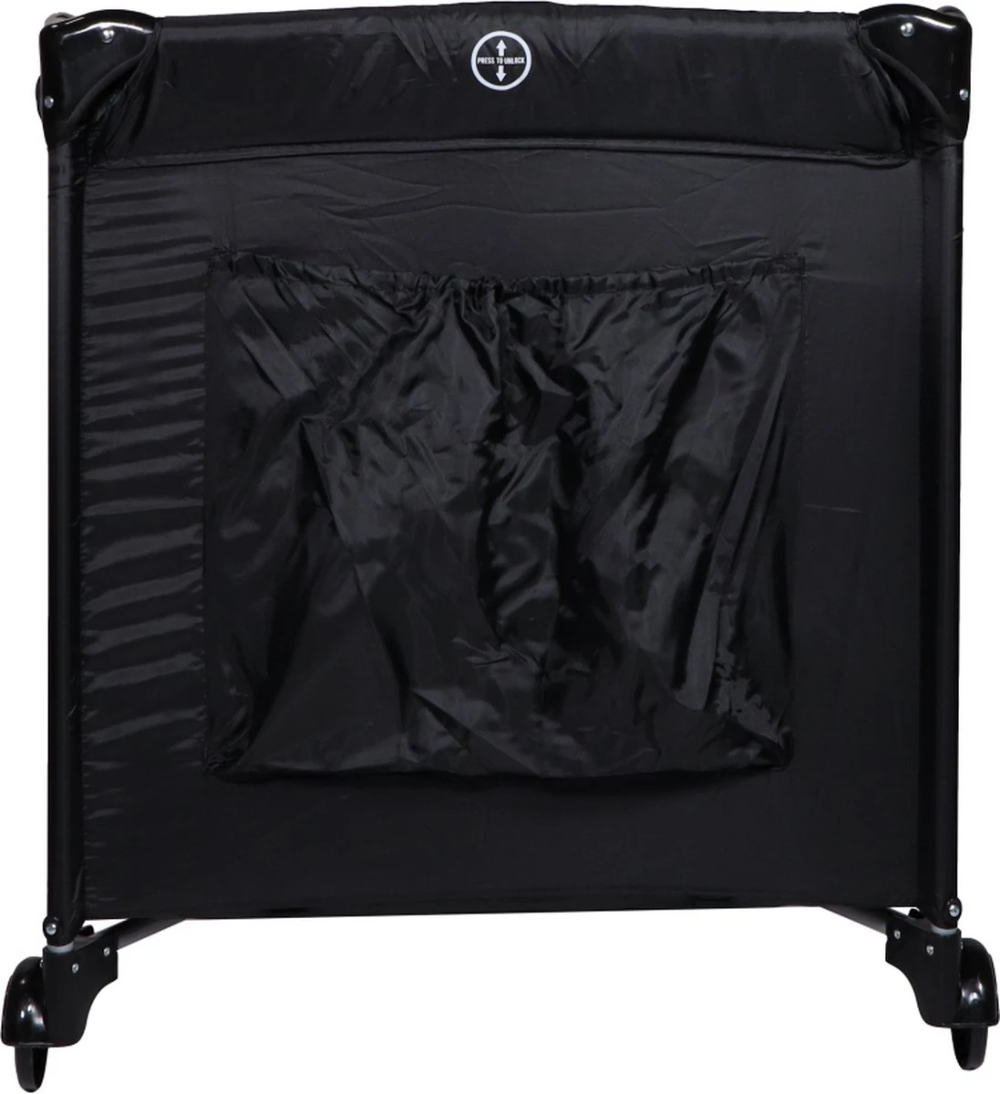 Ding Deluxe Black Campingbedje incl. Bodemverhoger Ding Deluxe Black Campingbedje Incl. Bodemverhoger -Baby Verzorging 1097x1200 1