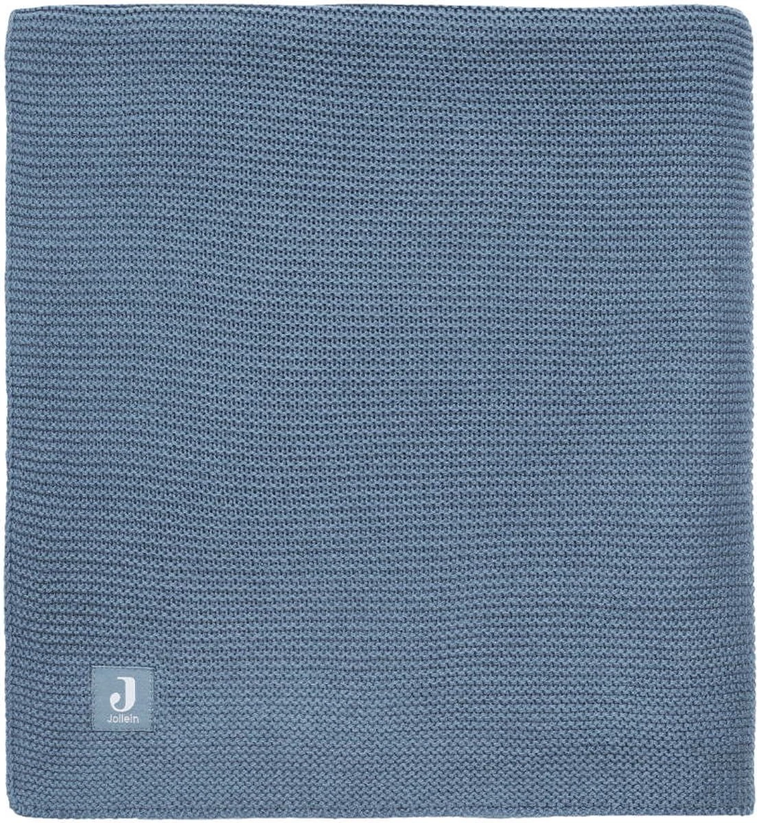 Jollein Baby Deken Wieg 75x100cm Basic Knit - Jeans Blue Jollein Baby Deken Wieg 75x100cm Basic Knit - Jeans Blue -Baby Verzorging 1103x1200 2