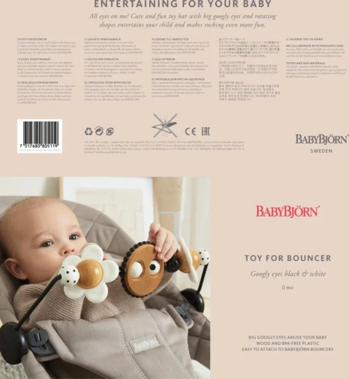 BabyBjörn Speelboog Voor Wipstoel - Ondeugende Oogjes - Zwart-Wit -Baby Verzorging 1105x1200 2