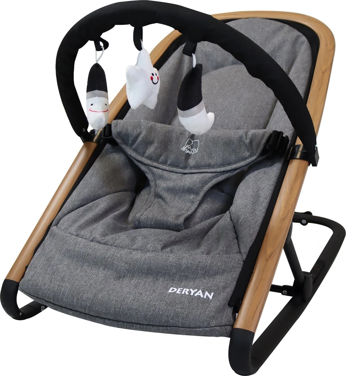 Deryan Rocker Wipstoel - Luxe 2-in-1 - Graphite Deryan Rocker Wipstoel - Luxe 2-in-1 - Graphite -Baby Verzorging 1105x1200 4