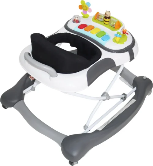 Deryan Luxe Loopstoel - Schommelfunctie -Inclusief Speelset En Dienblad - Grijs -Baby Verzorging 1106x1200 3