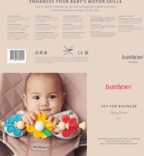 BabyBjörn Speelboog Voor Wipstoel - Vliegende Vriendjes -Baby Verzorging 1107x1200