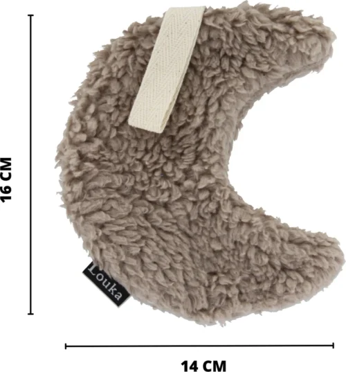 Louka Speendoekje Maan Bruin - Teddy Katoen - Speenknuffel 6 Louka Speendoekje Maan Bruin - Teddy Katoen - Speenknuffel -Baby Verzorging 1118x1200 3