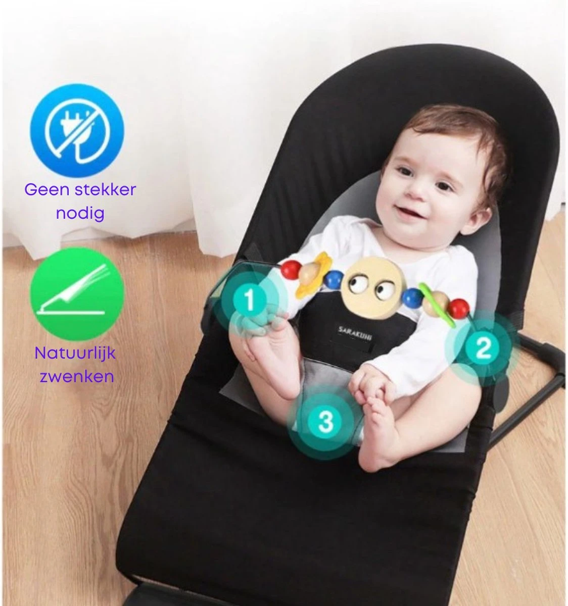 Schommelstoel Baby | 0-36 maanden | Schommelstoel | Wipstoel | Wipstoel Baby | Wipstoeltje baby Merkloos Schommelstoel Baby | 0-36 Maanden | Schommelstoel | Wipstoel | Wipstoel Baby | Wipstoeltje Baby -Baby Verzorging 1124x1200 5