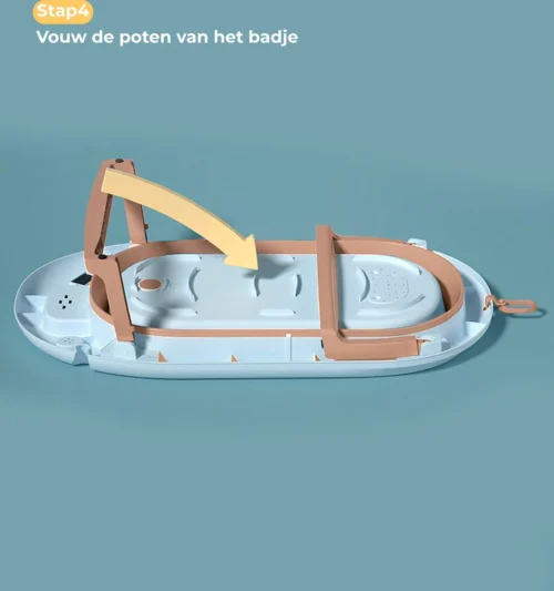 Babybadje 3 In 1 Opvouwbaar - Inclusief Badkussen - Thermometer Ingebouwd - Model 2023 - Roze -Baby Verzorging 1125x1200 13