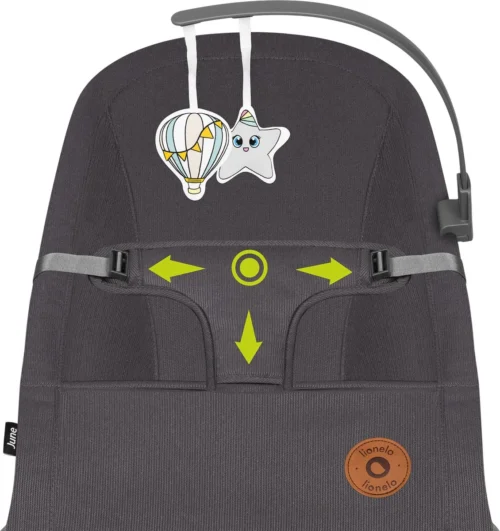 Lionelo June - Babyschommel - Tot 9 Kg - 3-punts Veiligheidsgordels - Lichtgewicht -Baby Verzorging 1130x1200 5