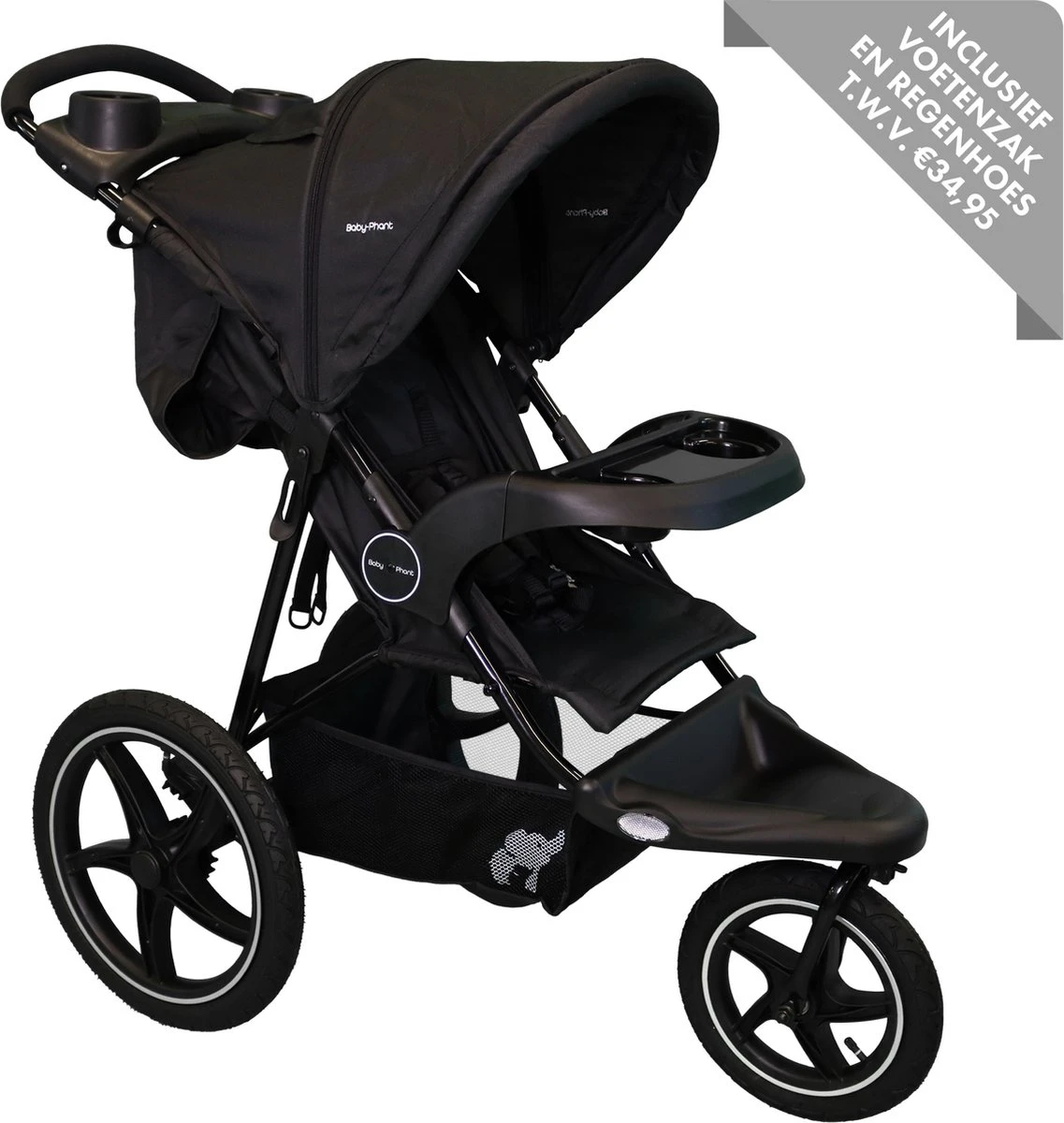Babyphant Luxe Yasmin hardloop kinderwagen – Jogging buggy - runner Babyphant Luxe Yasmin Hardloop Kinderwagen – Jogging Buggy - Runner -Baby Verzorging 1137x1200 2