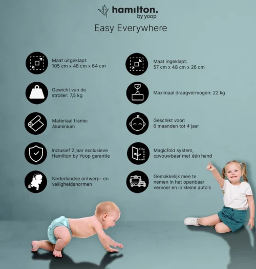 Hamilton By Yoop X1 Plus Buggy – Nieuw, Hoger, Uitgebreider 2023 Model – Premium Stroller Met One Hand Folding Technologie – Zwart – Lichte, Verstelbare En Wendbare Kinderwagen Met Vele Gemakken 18 Hamilton By Yoop X1 Plus Buggy – Nieuw, Hoger, Uitgebreider 2023 Model – Premium Stroller Met One Hand Folding Technologie – Zwart – Lichte, Verstelbare En Wendbare Kinderwagen Met Vele Gemakken -Baby Verzorging 1139x1200 1