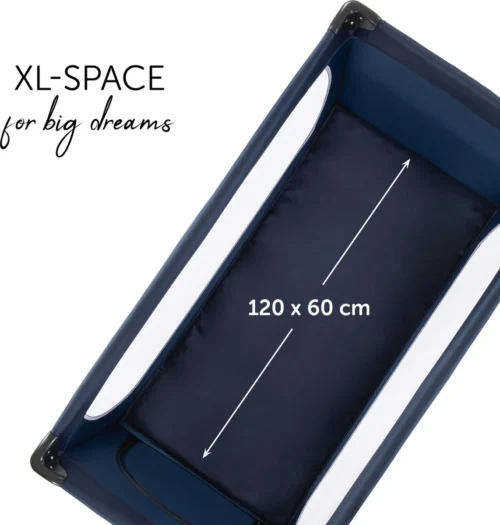 Hauck Dream N Play Plus Campingbedje - Navy 4 Hauck Dream N Play Plus Campingbedje - Navy -Baby Verzorging 1142x1200