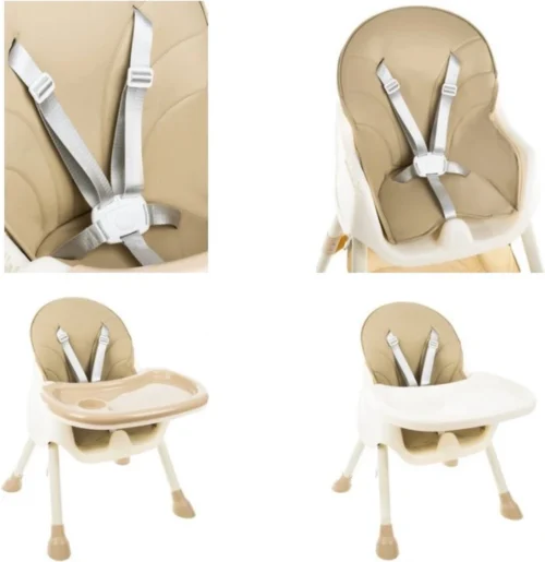 Kinderstoel 3 In 1 - 5 Punts Veiligheidsgordel - Beige 8 Kinderstoel 3 In 1 - 5 Punts Veiligheidsgordel - Beige -Baby Verzorging 1164x1200 5