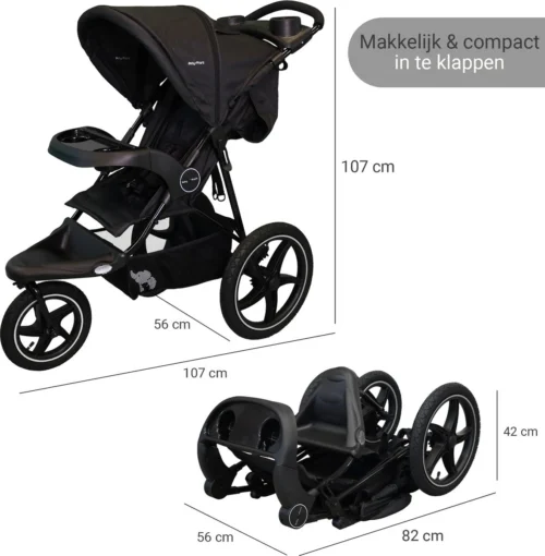 Babyphant Luxe Yasmin Hardloop Kinderwagen – Jogging Buggy - Runner 4 Babyphant Luxe Yasmin Hardloop Kinderwagen – Jogging Buggy - Runner -Baby Verzorging 1176x1200 1