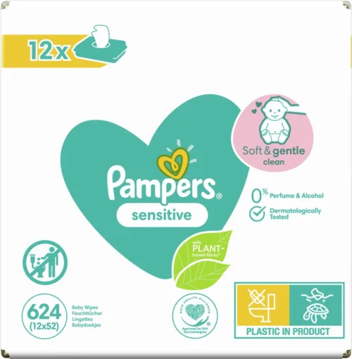 Pampers® Pampers - Sensitive - Billendoekjes - 1248 Doekjes - 24 X 52 10 Pampers® Pampers - Sensitive - Billendoekjes - 1248 Doekjes - 24 X 52 -Baby Verzorging 1177x1200 1