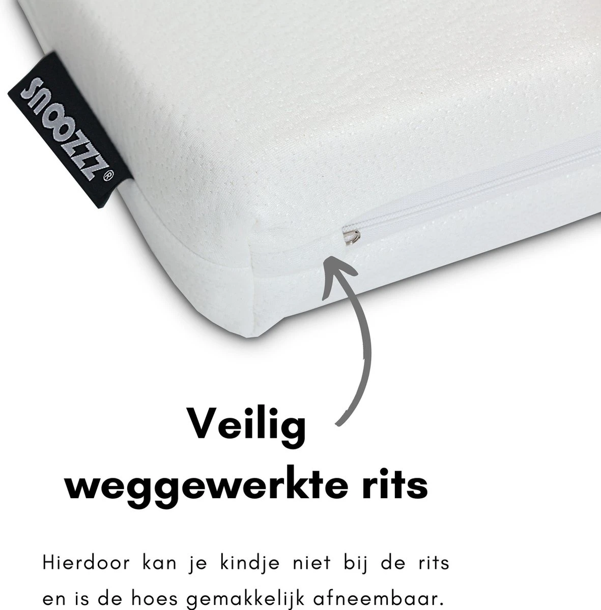 Snoozzz Reflux Kussen - Baby Hellend Kussen voor Ledikant - Ventilerend - met Wasbare Hoes - Wit Snoozzz Reflux Kussen - Baby Hellend Kussen Voor Ledikant - Ventilerend - Met Wasbare Hoes - Wit -Baby Verzorging 1181x1200 5