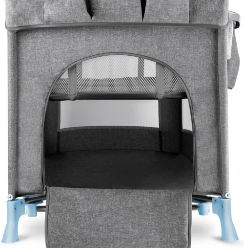 Kinderkraft Joy Luxe - Campingbed Met Schommelfunctie Blauw -Baby Verzorging 1183x1200 3