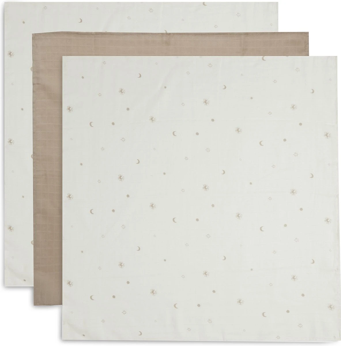 Jollein Hydrofiele Doek Small 70x70cm Stargaze - Biscuit - 3 Stuks Jollein Hydrofiele Doek Small 70x70cm Stargaze - Biscuit - 3 Stuks -Baby Verzorging 1183x1200 5