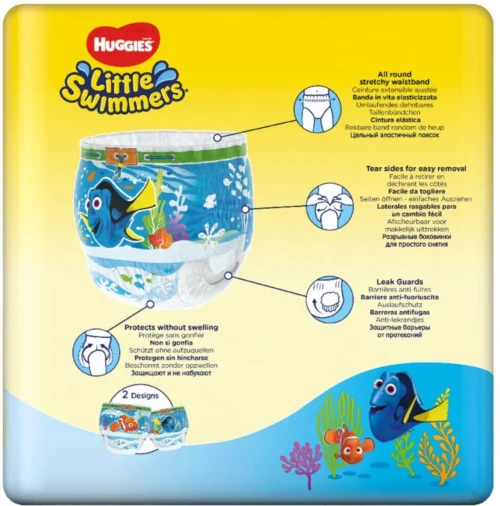 Huggies Little Swimmers - Zwemluiers - Maat 3/4 - (7 Tot 15 Kg) - Voordeelverpakking - 36 Stuks -Baby Verzorging 1185x1200 3