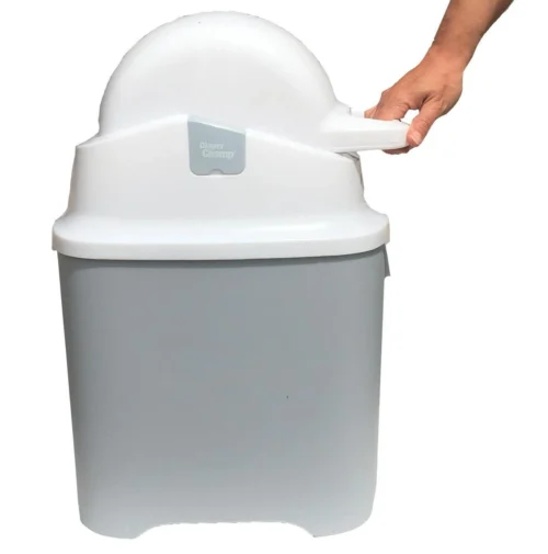 DiaperChamp ONE - Soft Silver - Standaard Luieremmer -Baby Verzorging 1189x1200 5