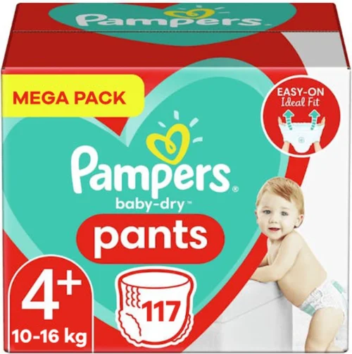 Pampers® Pampers - Baby Dry Pants - Maat 4+ - Mega Pack - 117 Luierbroekjes
