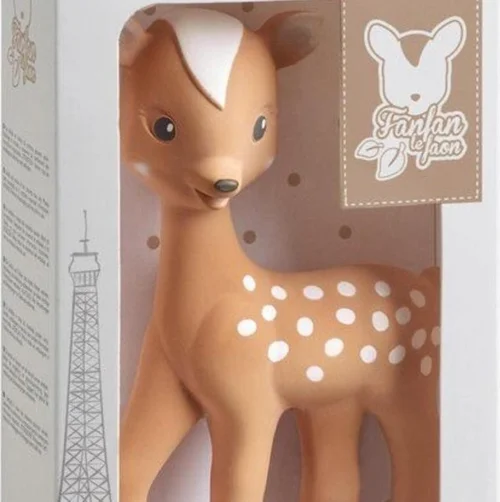 Sophie De Giraf- Bijtspeelgoed - FanFan Het Hertje - 100% Natuurlijk Rubber -Baby Verzorging 1196x1200