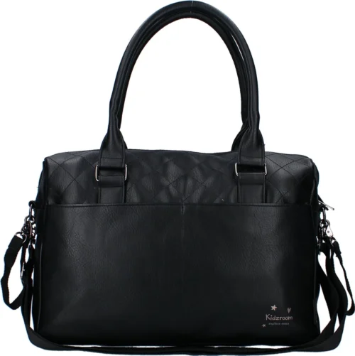 Kidzroom In Your Dreams Luiertas - Zwart - Ophanglussen Kinderwagen - Verschoonmatje - Verstelbare Schouderband -Baby Verzorging 1197x1200 1