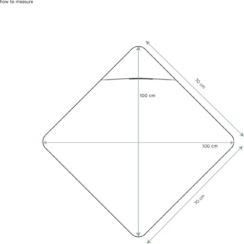 Koeka Baby Badcape Dijon Daily - 100x100cm - Groen -Baby Verzorging 1197x1200 12