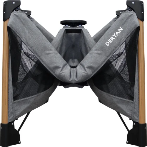 Deryan Luxe Campingbed Compleet - 120x60cm - Bodemverhoger - Verschoonblad - Opbergmand - Grijs 7 Deryan Luxe Campingbed Compleet - 120x60cm - Bodemverhoger - Verschoonblad - Opbergmand - Grijs -Baby Verzorging 1197x1200 4