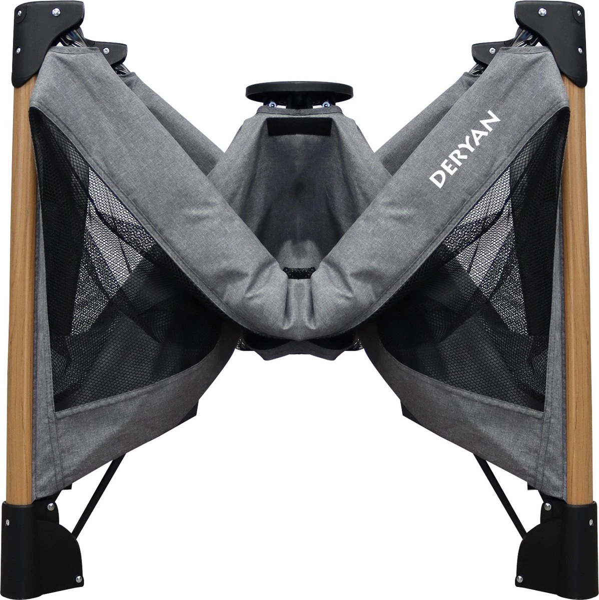 Deryan Luxe Campingbed Compleet - 120x60cm - Bodemverhoger - Verschoonblad - Opbergmand - Grijs Deryan Luxe Campingbed Compleet - 120x60cm - Bodemverhoger - Verschoonblad - Opbergmand - Grijs -Baby Verzorging 1197x1200 4