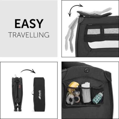 Hauck Play N Relax Center Campingbedje - Zwart 6 Hauck Play N Relax Center Campingbedje - Zwart -Baby Verzorging 1198x1200 5