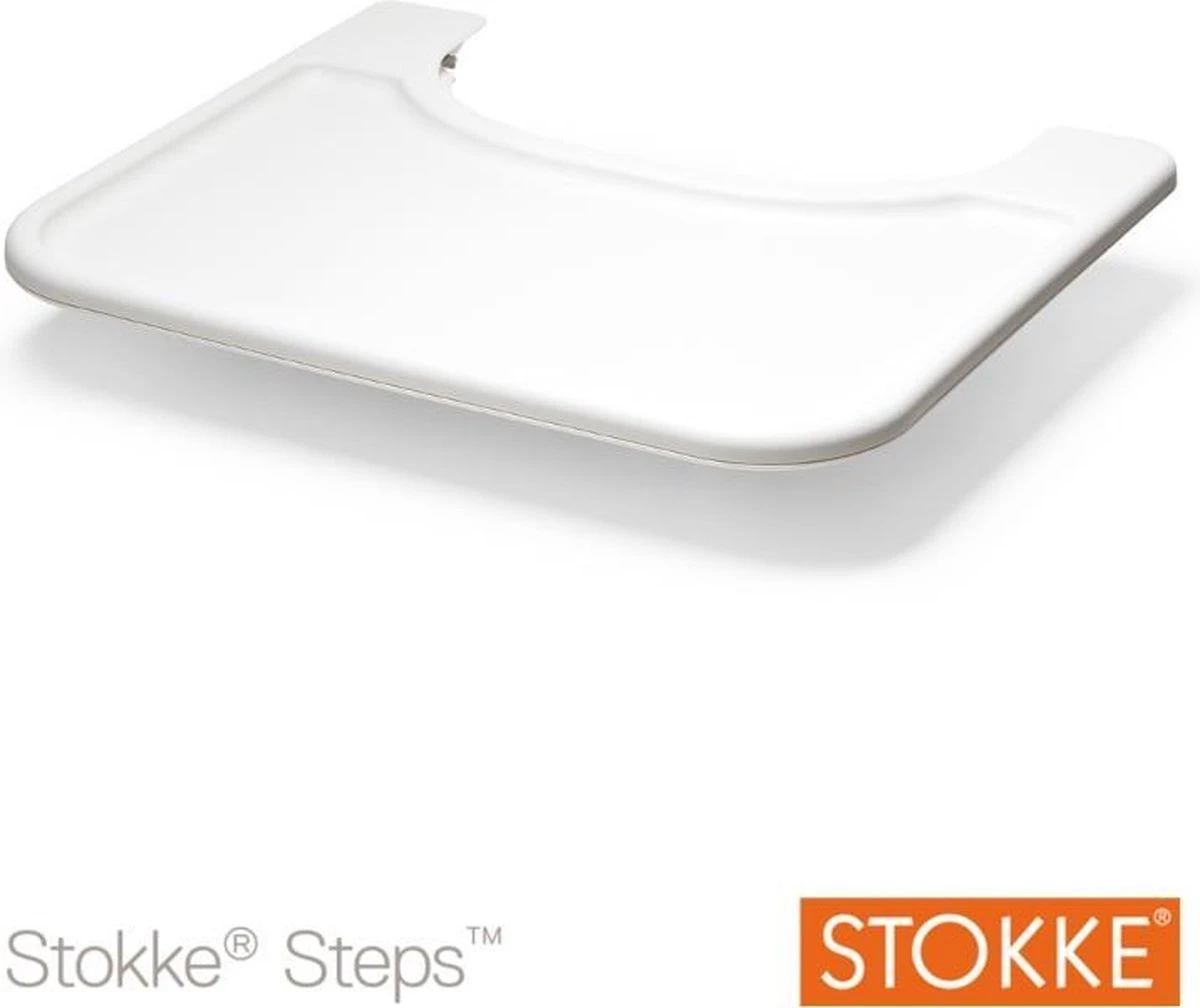 Stokke® Steps™ Baby Set eetblad in de kleur White Stokke® Steps™ Baby Set Eetblad In De Kleur White -Baby Verzorging