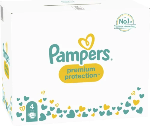 Pampers® Pampers Premium Protection Luiers - Maat 4 (9-14 Kg) - 168 Stuks - Multi-Pack -Baby Verzorging 1200x1013 1