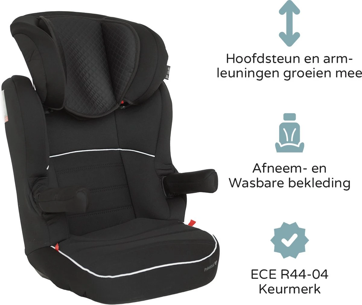 Prénatal Autostoel – Kinderzitje Auto - Groep 2/3 - 15-36 kg – Zwart Prénatal Autostoel – Kinderzitje Auto - Groep 2/3 - 15-36 Kg – Zwart -Baby Verzorging