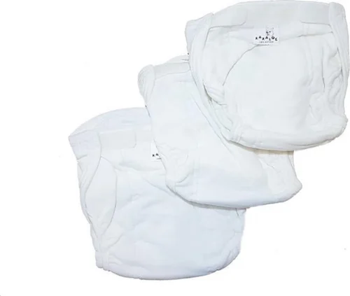 Merkloos Wasbare Luier - Katoen - 10 Pack - Luierbroekje - Drukknoopjes - Zacht En Sterk - Duurzame Luier